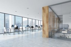 White open space office interior with an aquarium like conference room, wooden columns and a row of computer desks. Wooden decorations 3d rendering mock up
Loft open space office interior, wood
office, space, open, modern, interior, design, 3d, empty, business, corporate, computer, desk, room, window, new, city, rendering, view, workplace, commercial, panoramic, businesscenter, company, consulting, modern office, office workplace, work, clear, chair, render, clean, architecture, background, comfortable, desktop, table, white, light, glass, area, black, bright, building, illustration, blank, up, mock, mockup, copy, nobody