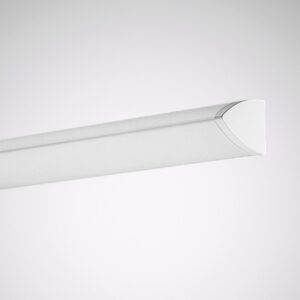 Slimmad linjär LED-armatur i vit aluminium med opal diffuser från PROLJUS AB, energieffektiv och flexibel lösning som ger jämnt bländfritt ljus för kontor butik och offentlig miljö