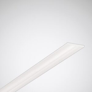 Slimmad linjär LED-armatur från PROLJUS AB med diffus opaliserad täckskiva som ger jämnt bländfritt vitt ljus och energieffektiv belysning för kontor och butiksytor