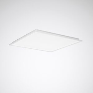 Modern tunn kvadratisk LED-plafond med vit ram och jämnt, bländfritt ljus perfekt för kontor, skolor och hem energieffektiv och lätt att montera professionell kvalitet från PROLJUS AB