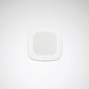 Vit kvadratisk rundad LED-takarmatur med mjuk diffus front som ger jämnt energieffektivt sken, modern slimmad design och enkel montering perfekt för hallar, trapphus och kontor från PROLJUS AB