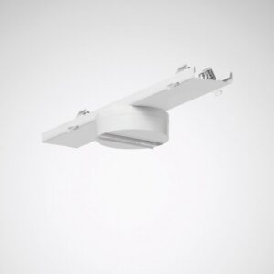 Vit LED skenspotlight för takmontering – modern, justerbar belysning för butik och hem.