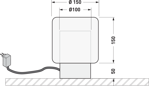 PROLJUS AB kvadratisk LED-armatur 150x150 mm – energieffektiv belysning med smidig installation för proffs och hem.