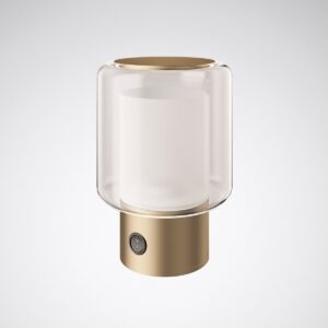 PROLJUS AB premium LED-bordslampa i mässing och glas – stilren, dimbar design som lyfter din inredning.