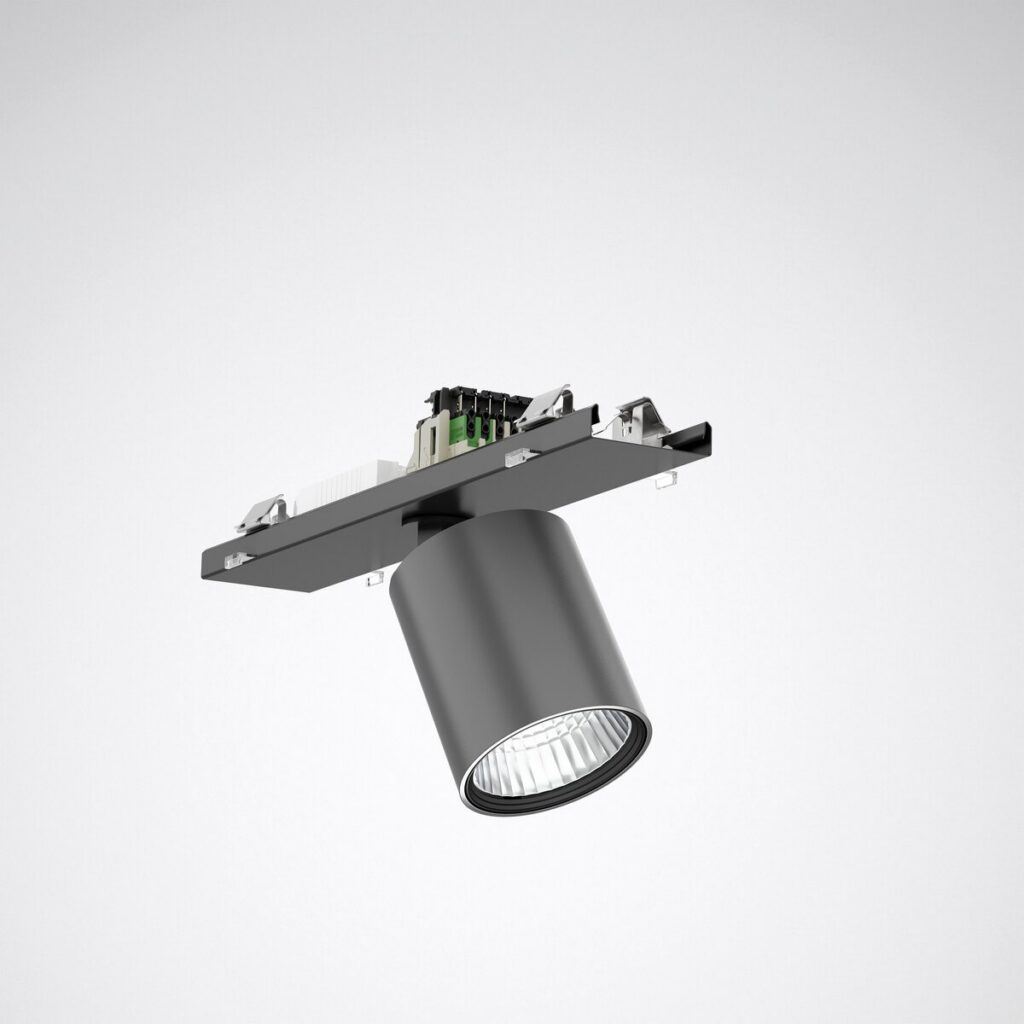 PROLJUS AB energieffektiv LED-spotlight för butik och kontor – stilren infälld downlight med hög ljuskvalitet.