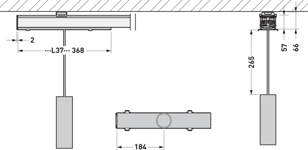 PROLJUS AB LED skenarmatur – mått för snabb installation, proffsljus som ökar försäljning i butik.